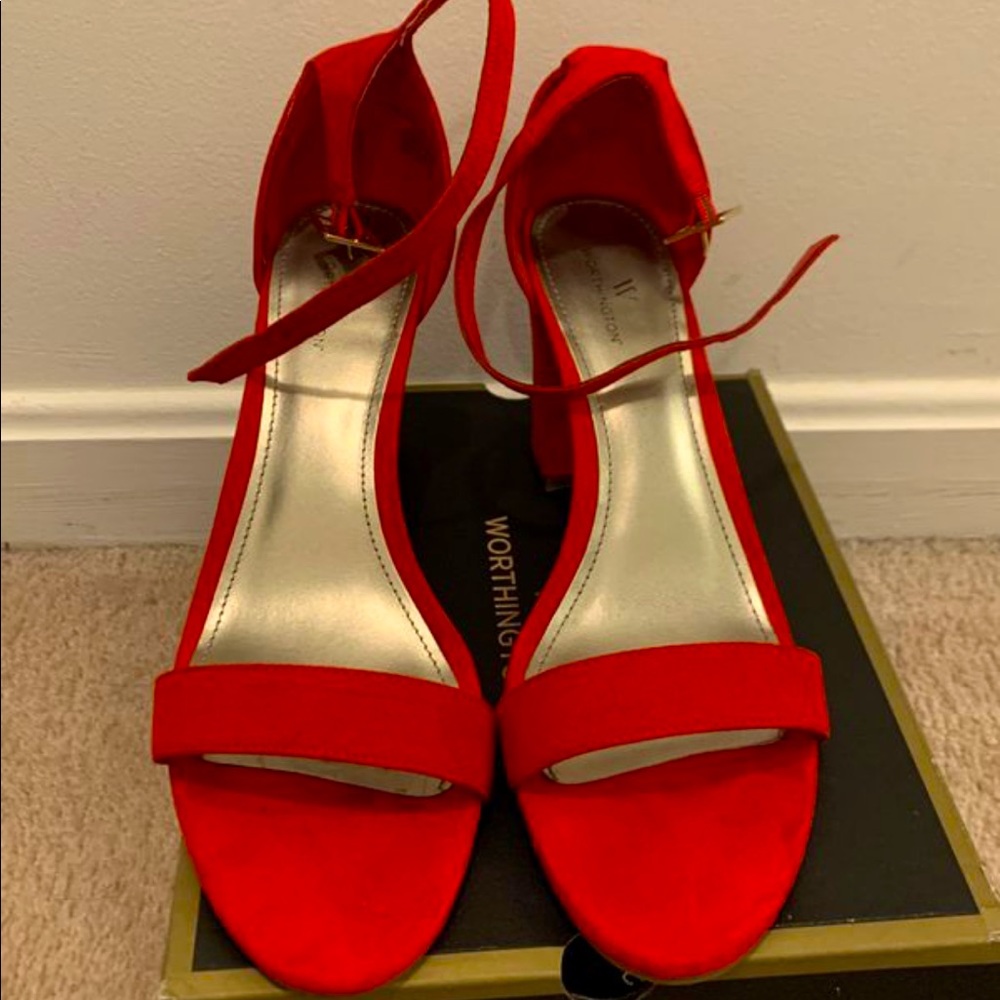 Worthington Red Heel Sandal